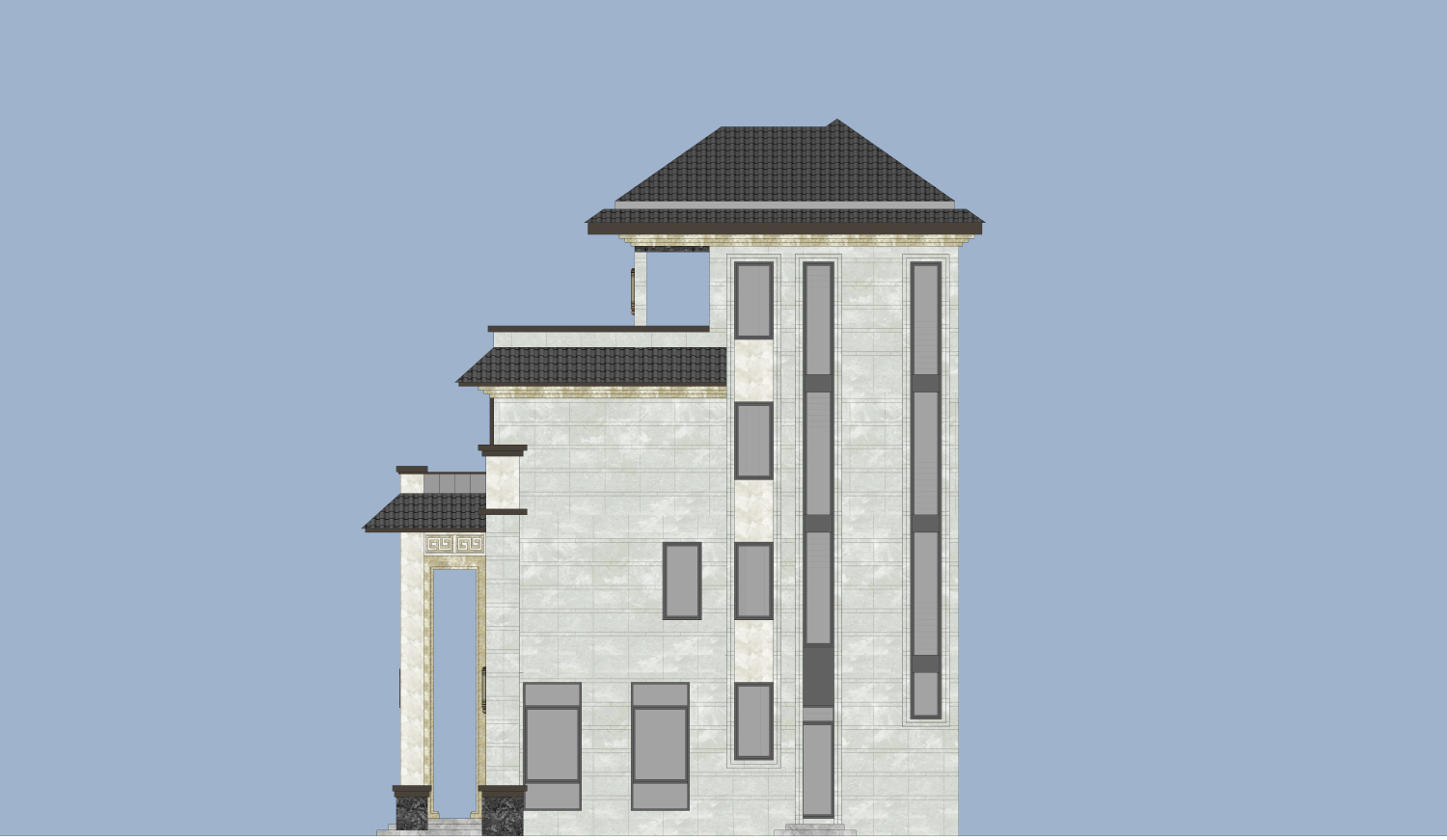 福建漳州陈家新中式别墅