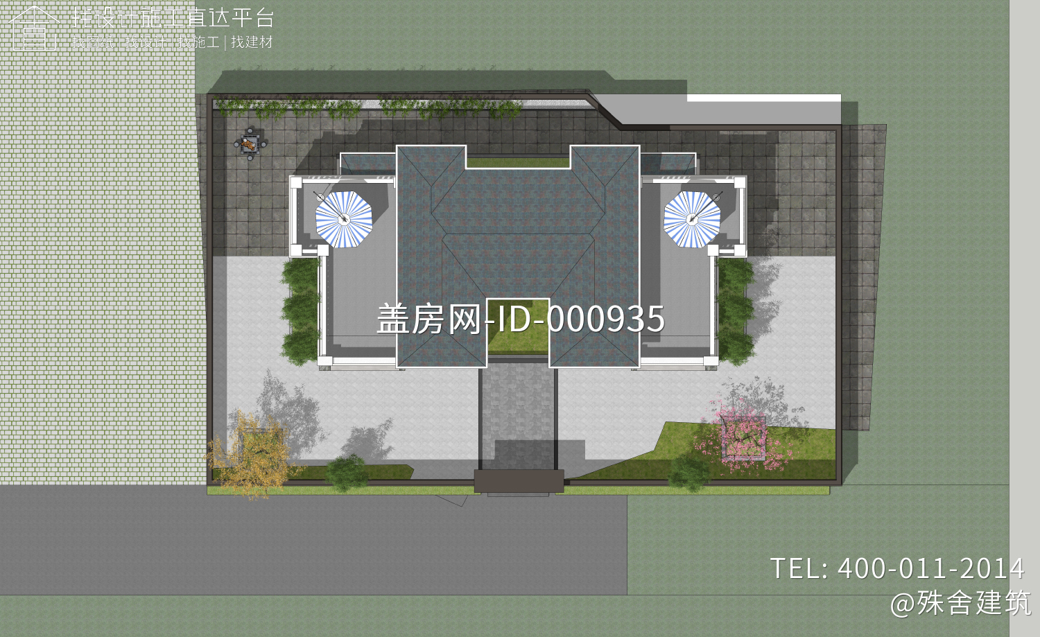 四川崇州袁家欧式双拼别墅