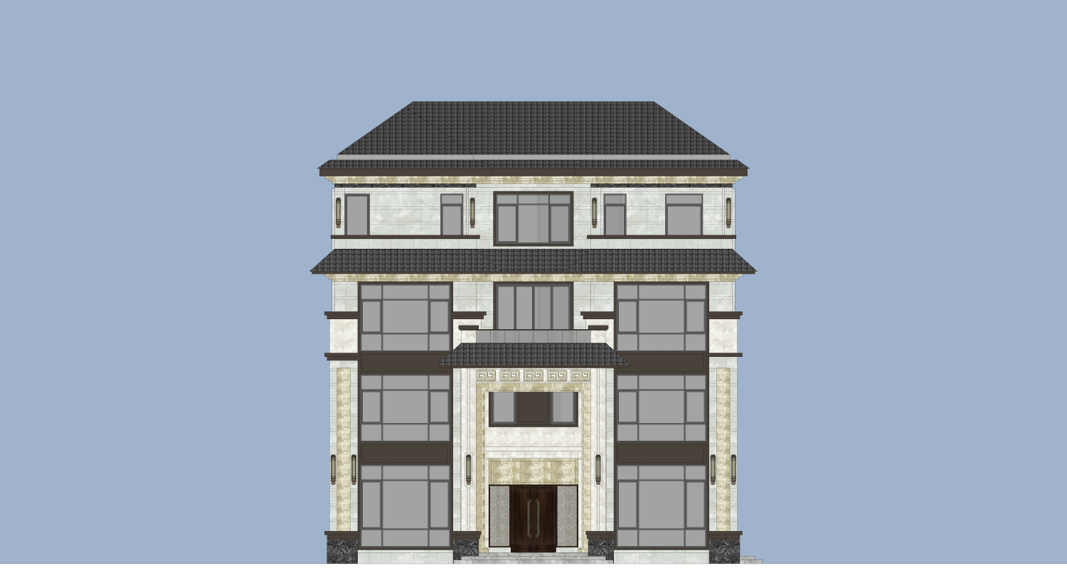 福建漳州陈家新中式别墅