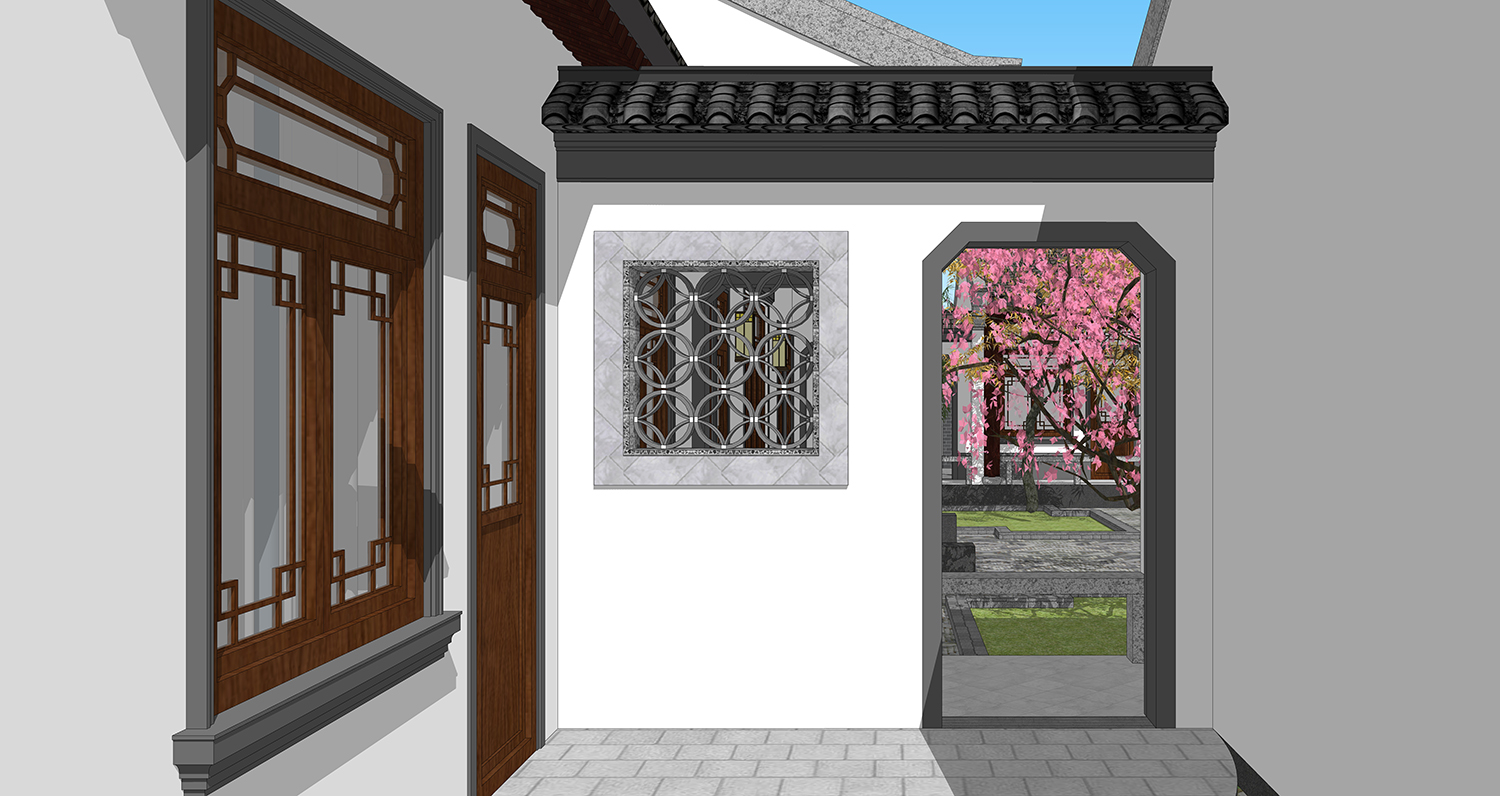 四川成都钟家中式四合院