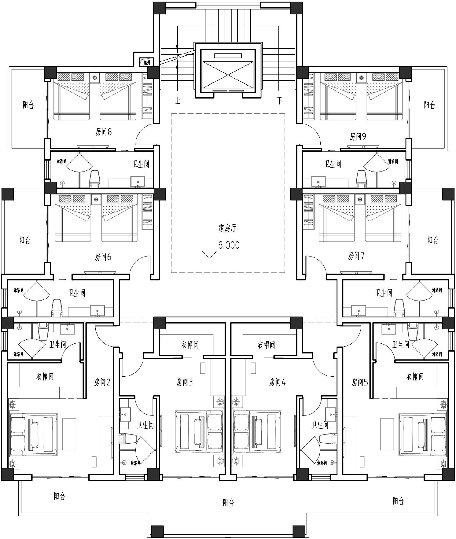 福建莆田欧式别墅设计图纸