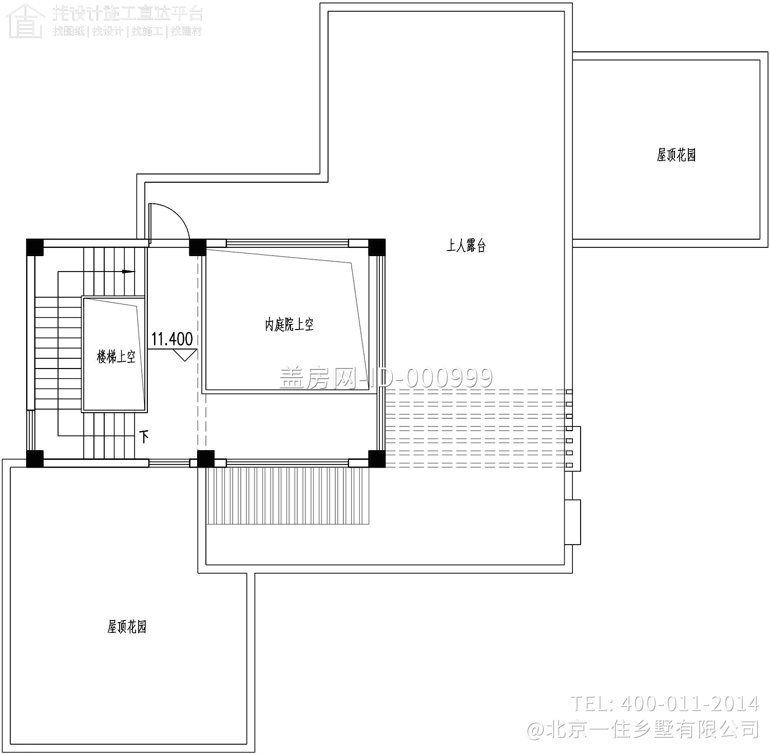 四川内江罗家现代别墅图纸