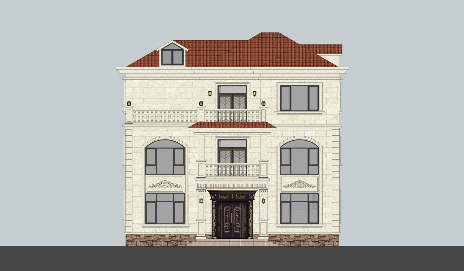 福建泉州张家欧式别墅