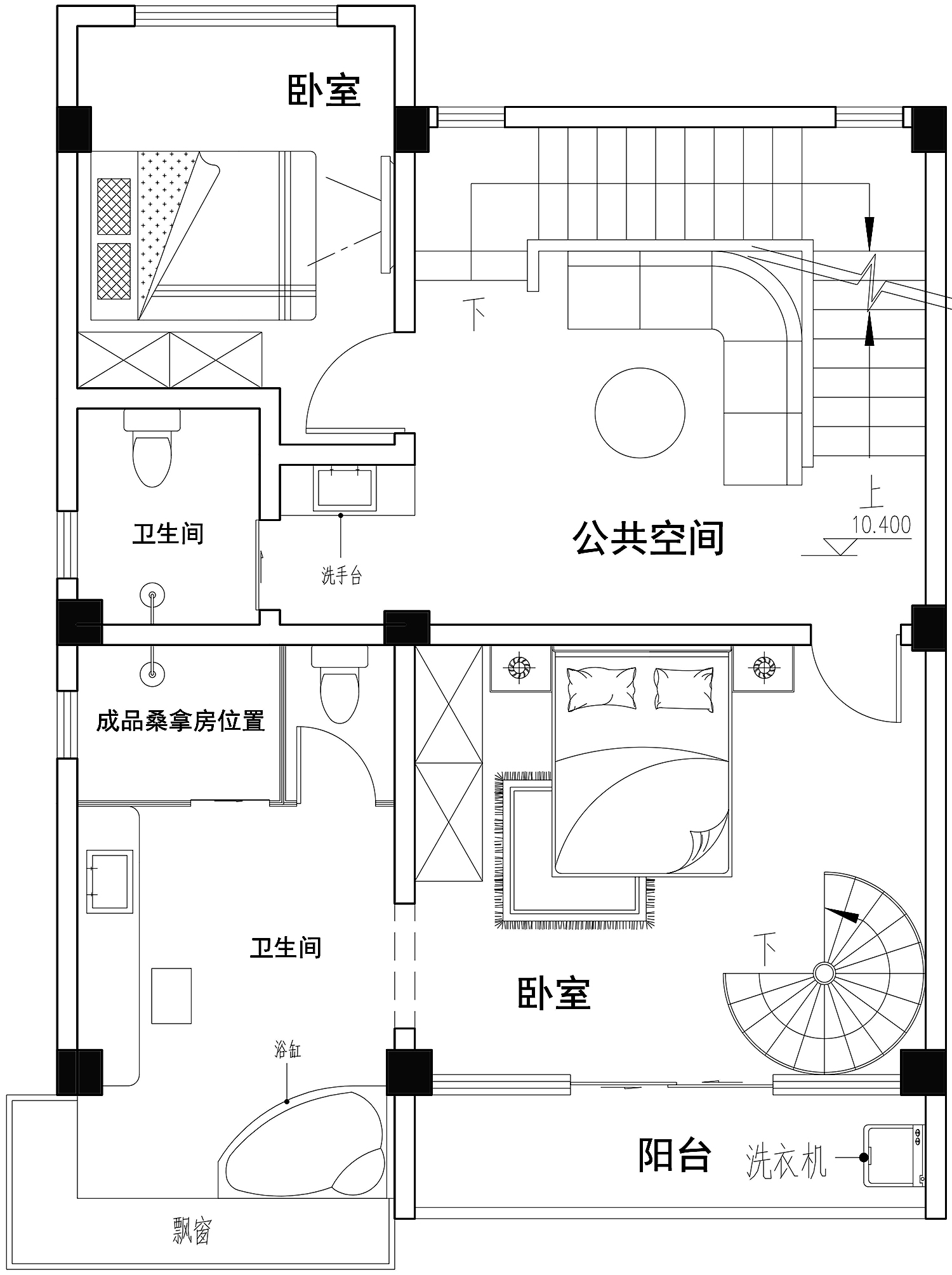广东汕尾卢家现代别墅设计图纸