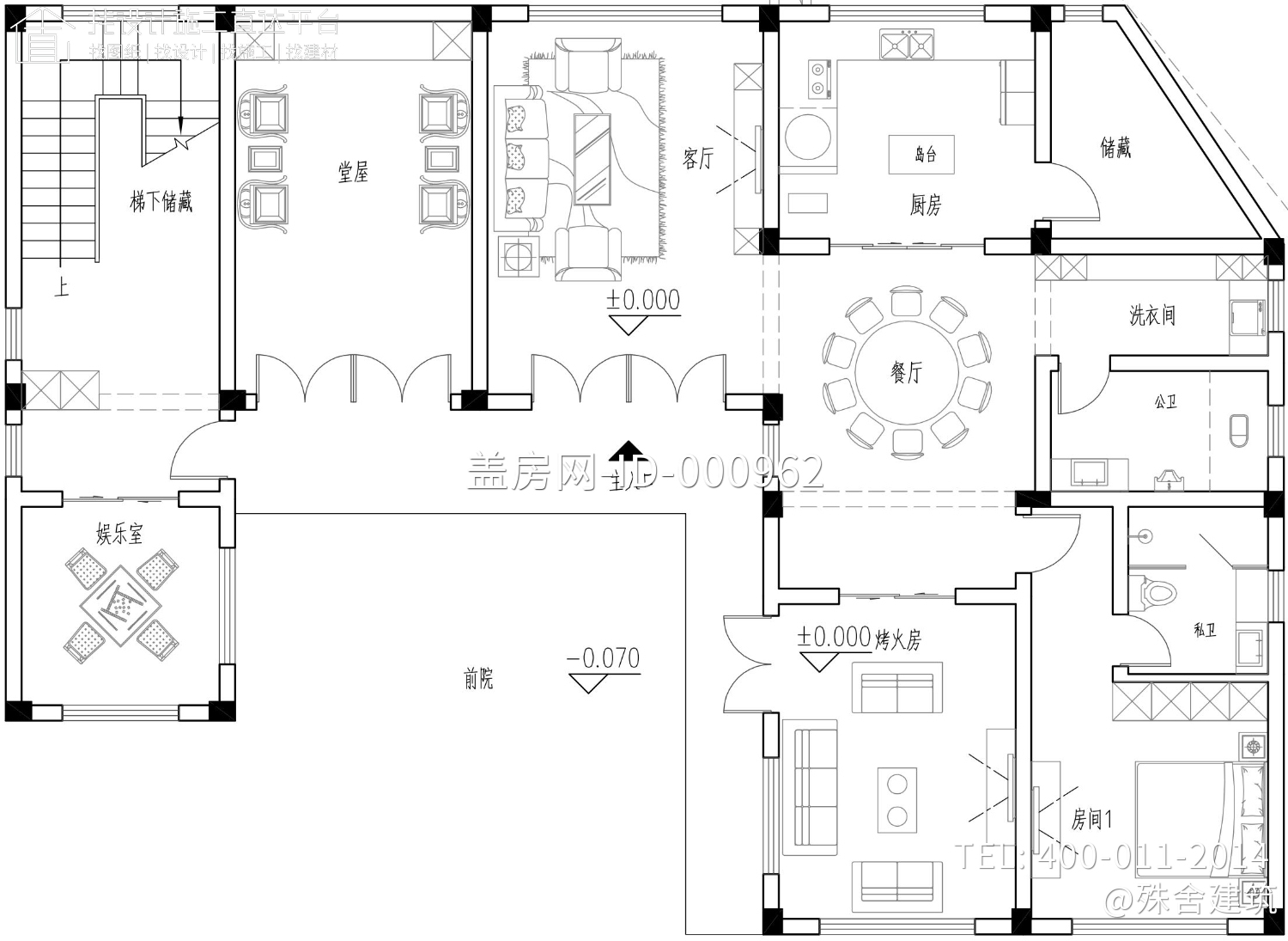 四川广元冯家新中式别墅