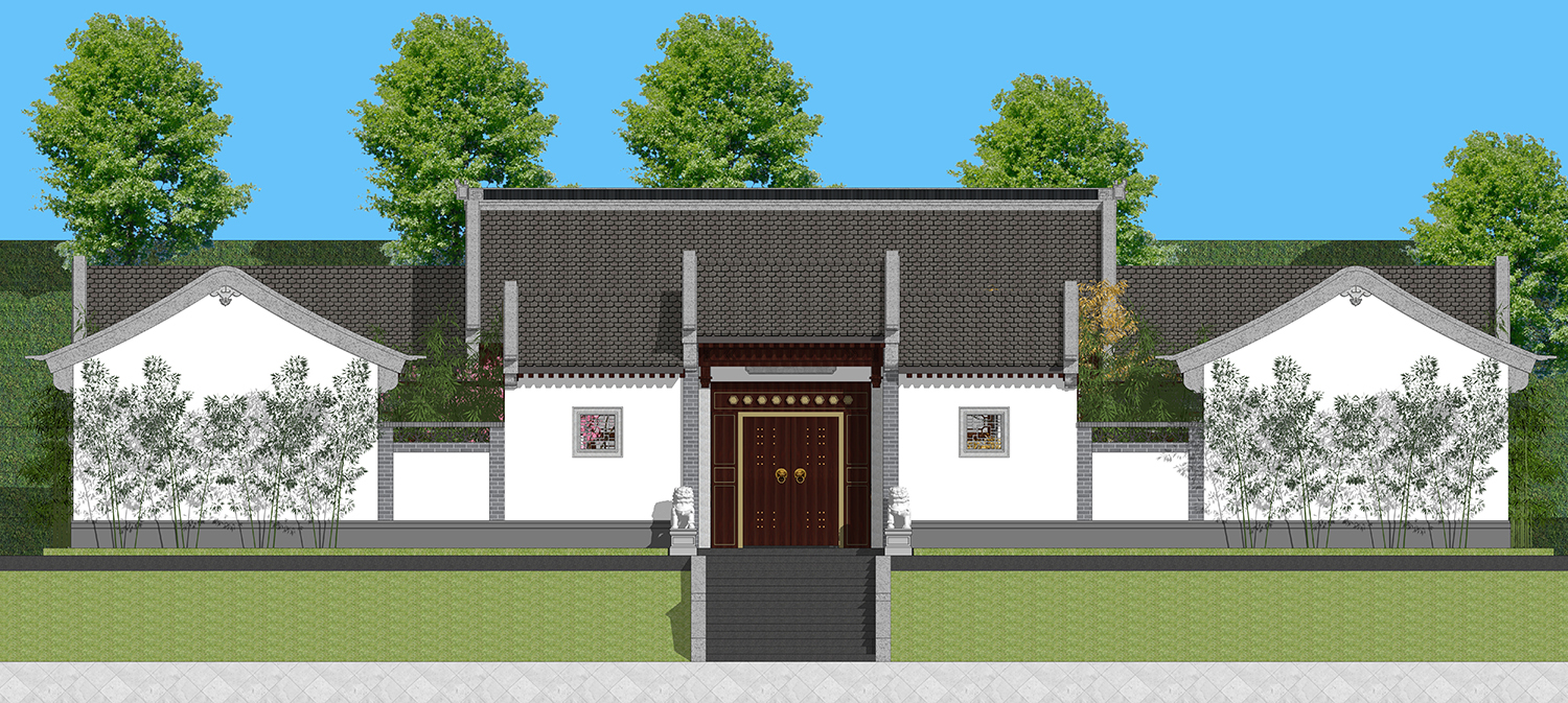四川成都钟家中式四合院