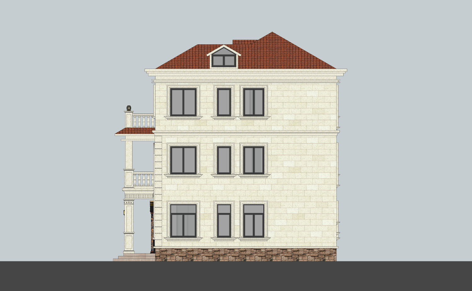 福建泉州张家欧式别墅