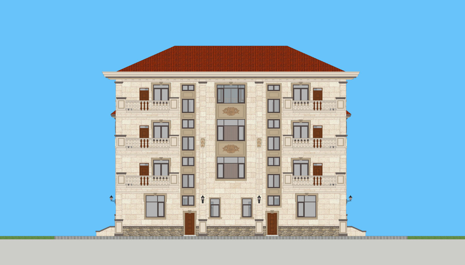 湖南娄底彭家欧式别墅