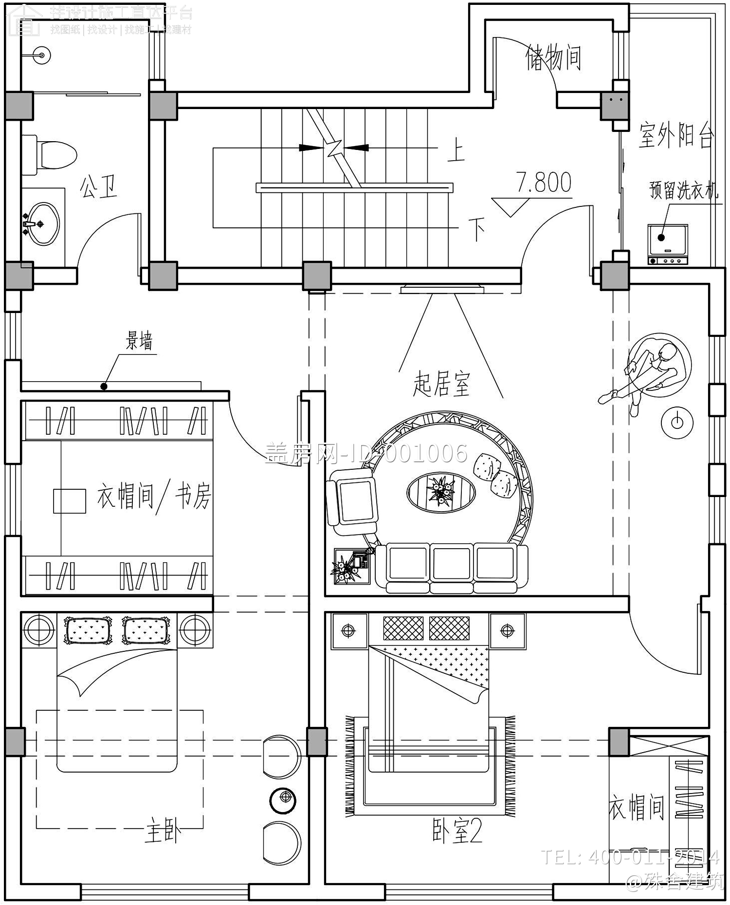 广东东莞黄家现代别墅图纸