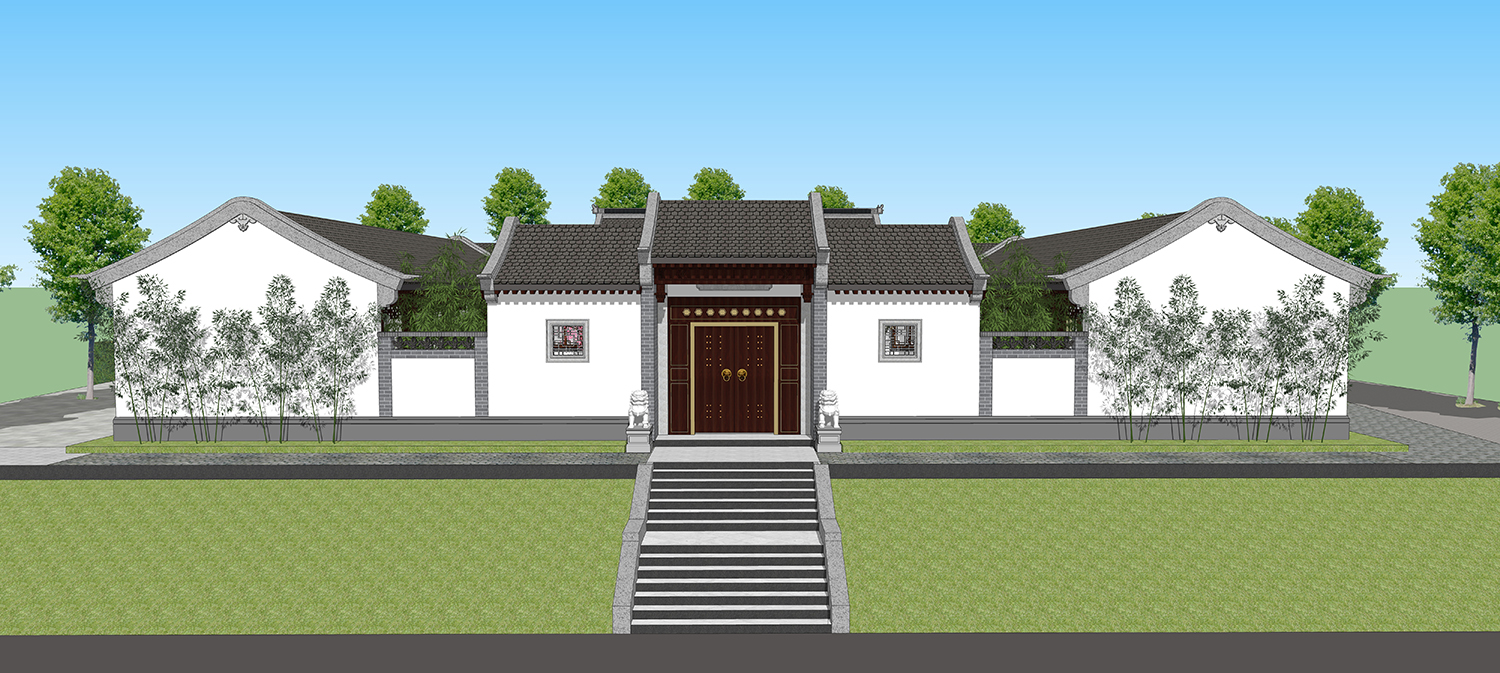 四川成都钟家中式四合院