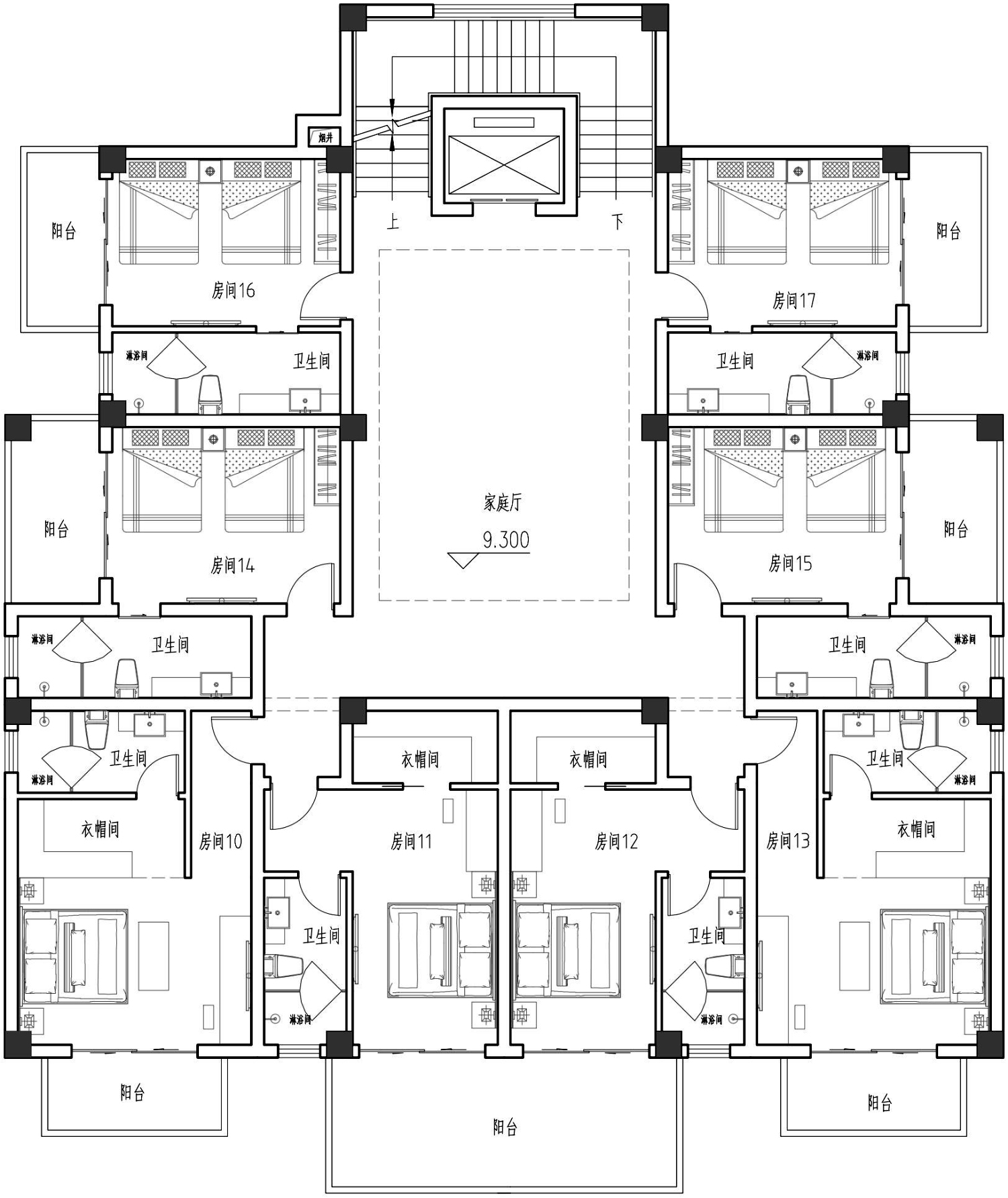 福建莆田欧式别墅设计图纸
