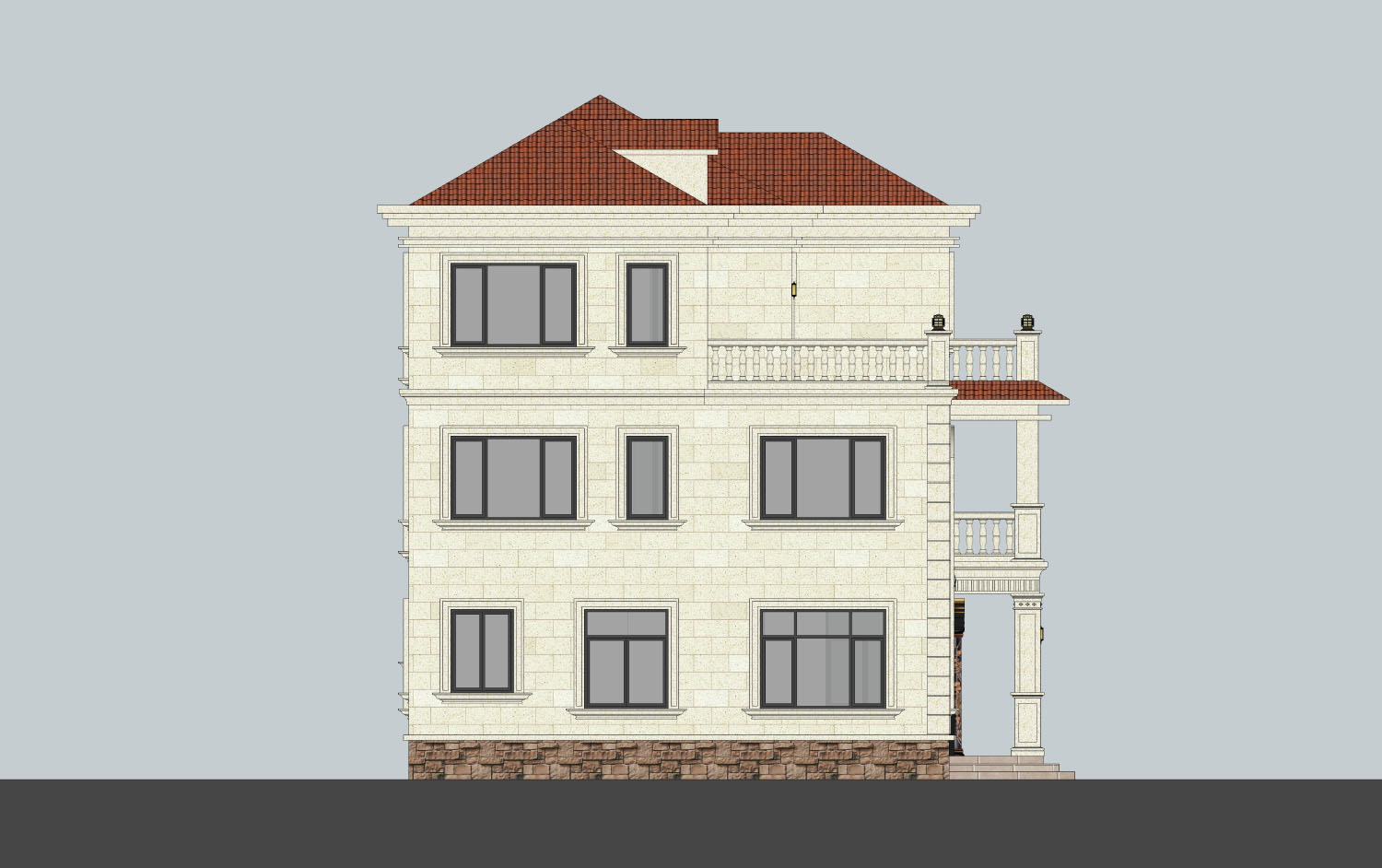 福建泉州张家欧式别墅