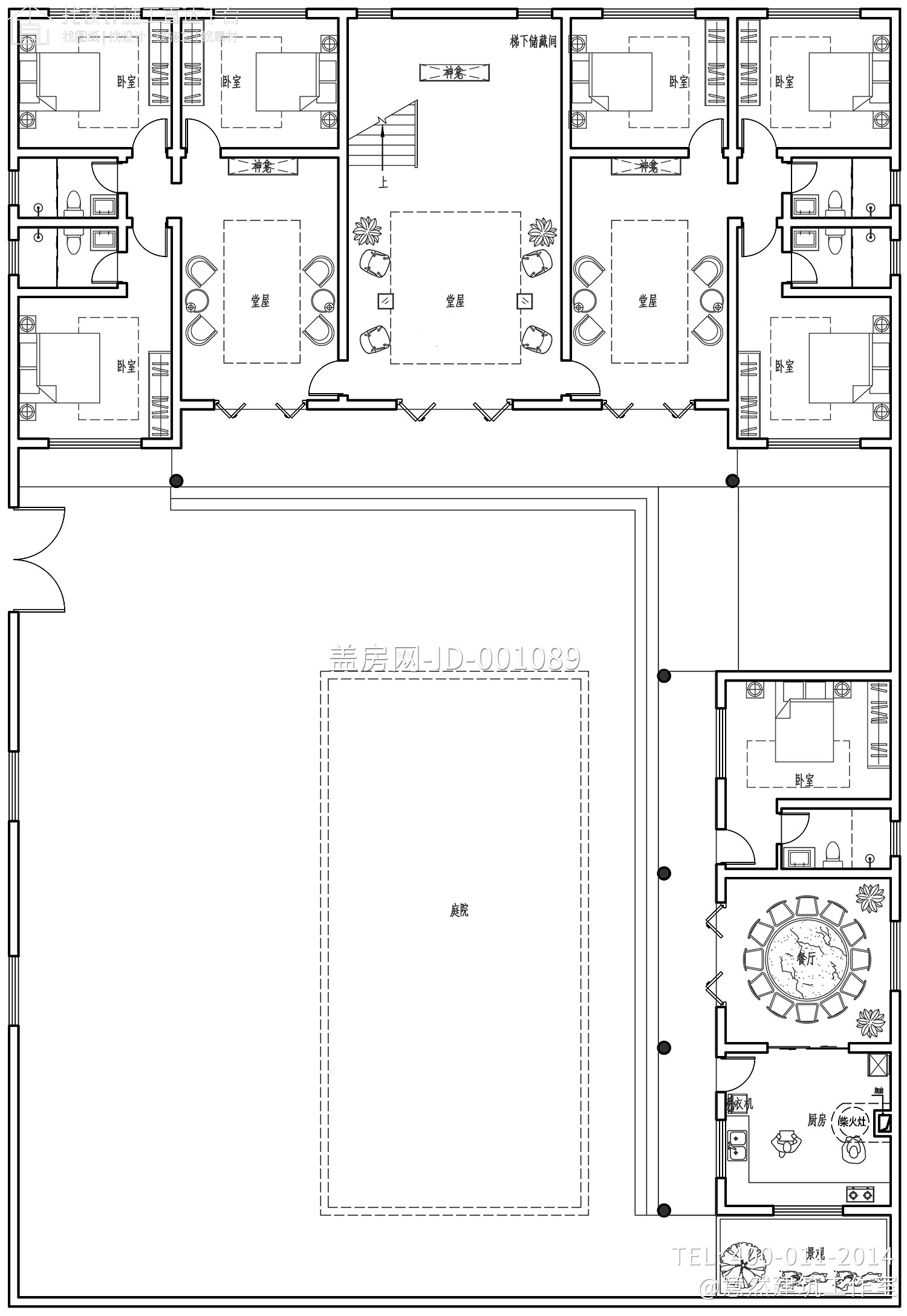 湖北孝感刘家中式合院