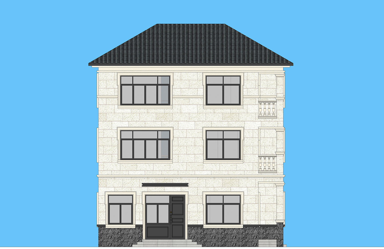 福建福州兰家欧式别墅