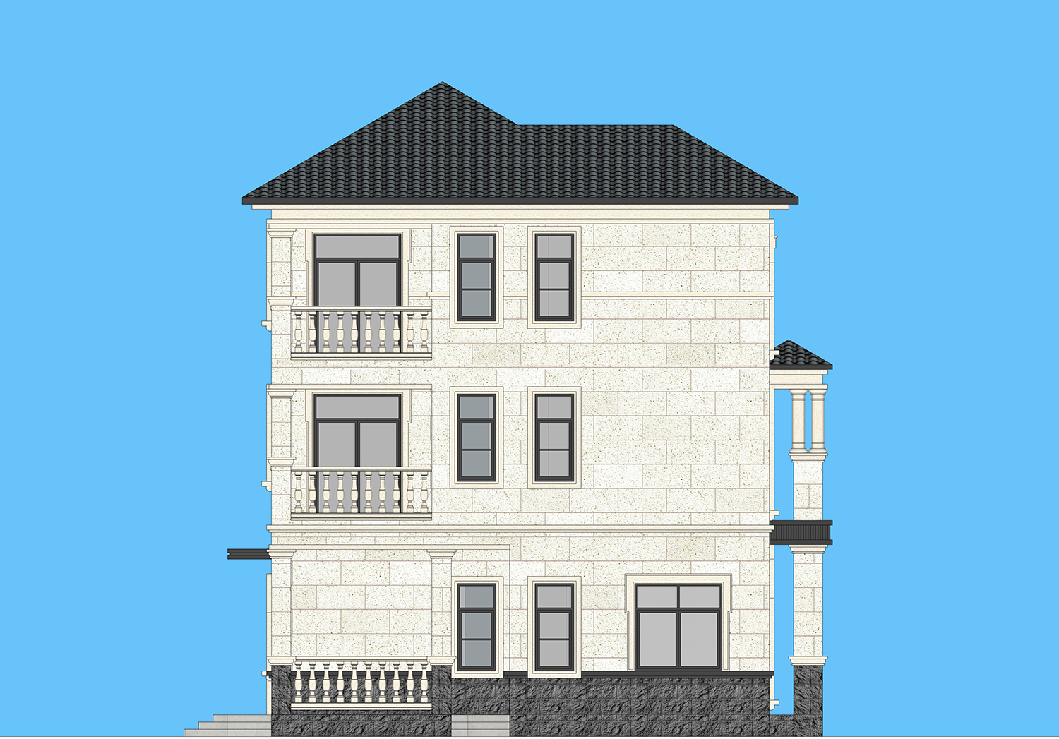 福建福州兰家欧式别墅