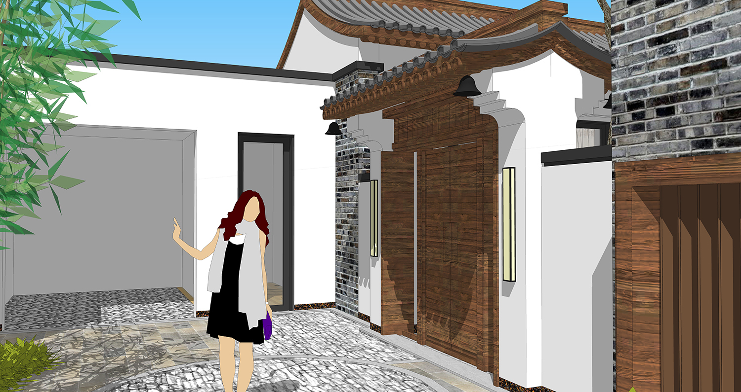北京平谷王家中式四合院