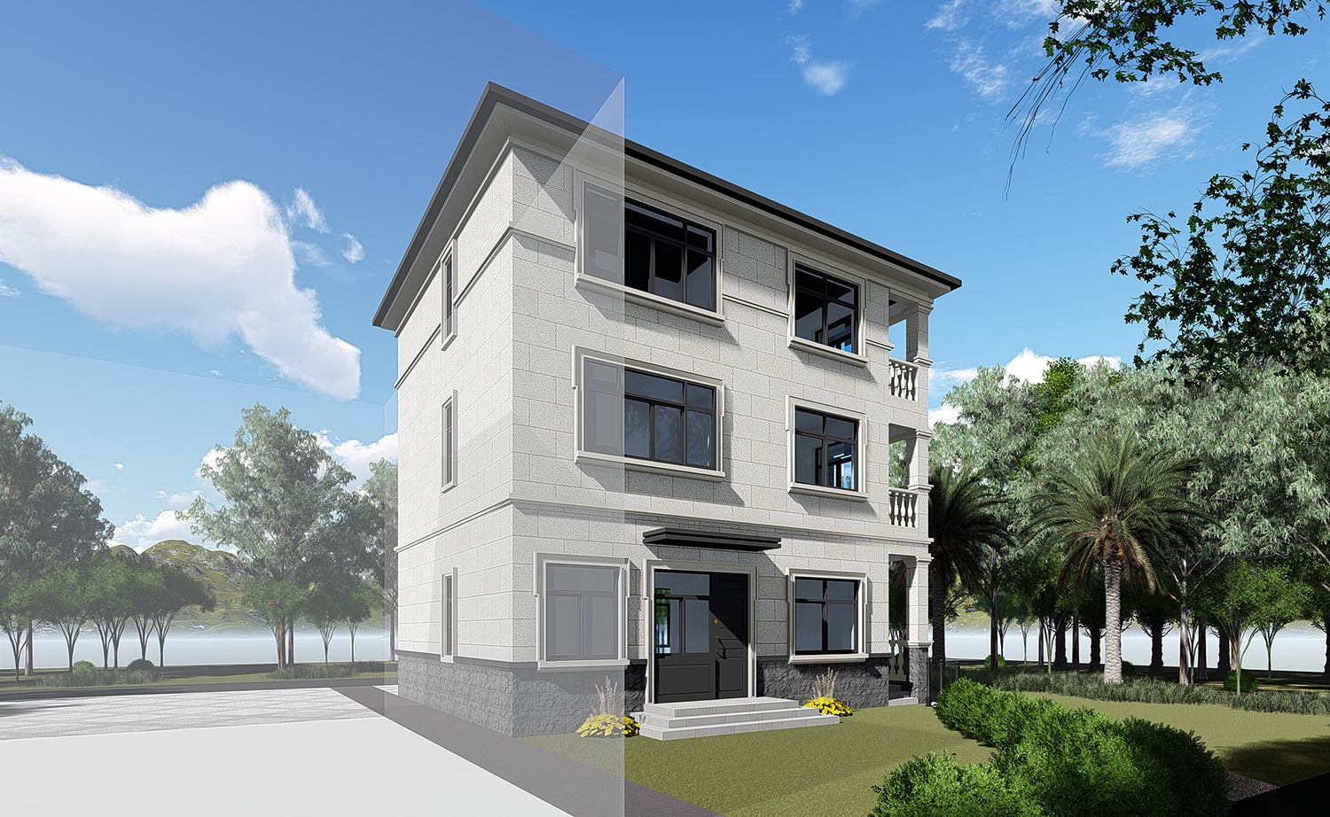 福建福州兰家欧式别墅