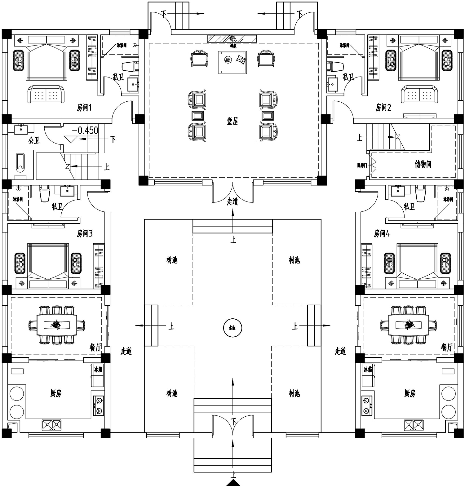 福建福州胡家新中式别墅