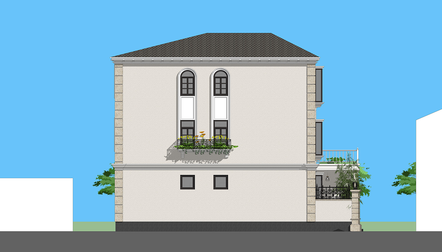 河南济源苗家欧式别墅