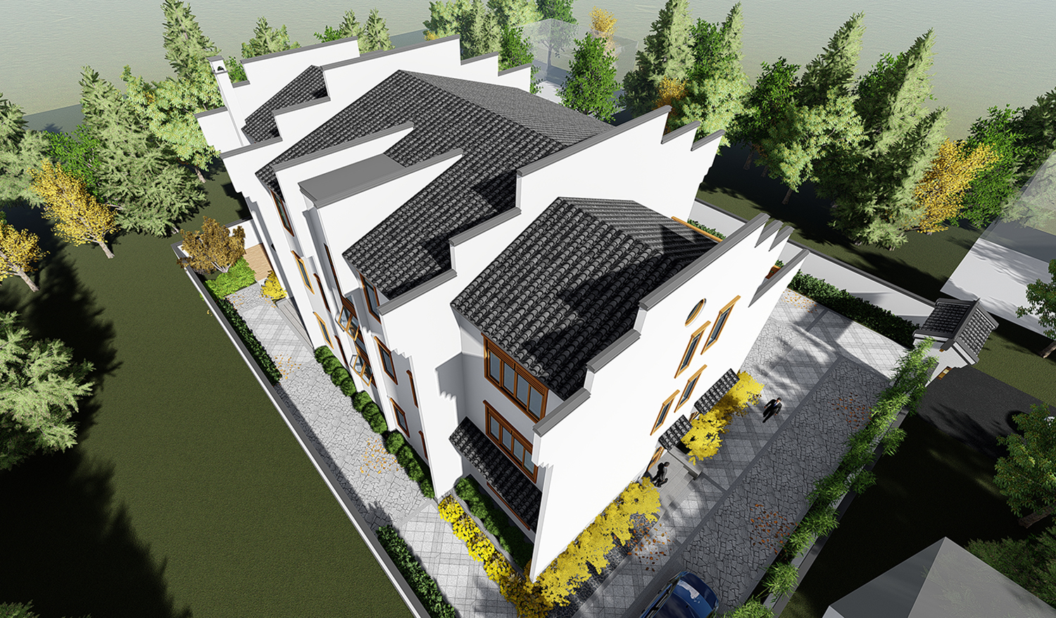 福建宁德吴家中式徽派别墅
