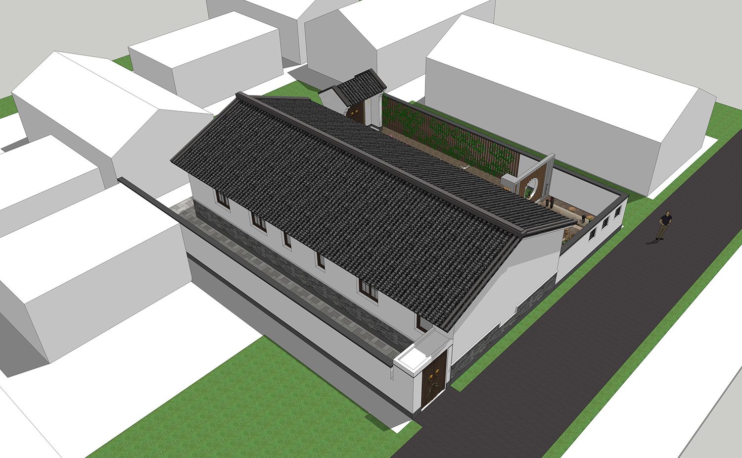 北京顺义吕家新中式宅院