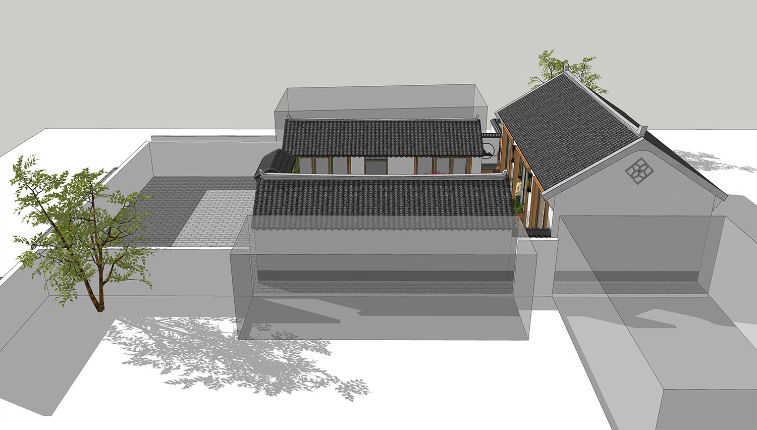 北京密云方家中式三合院