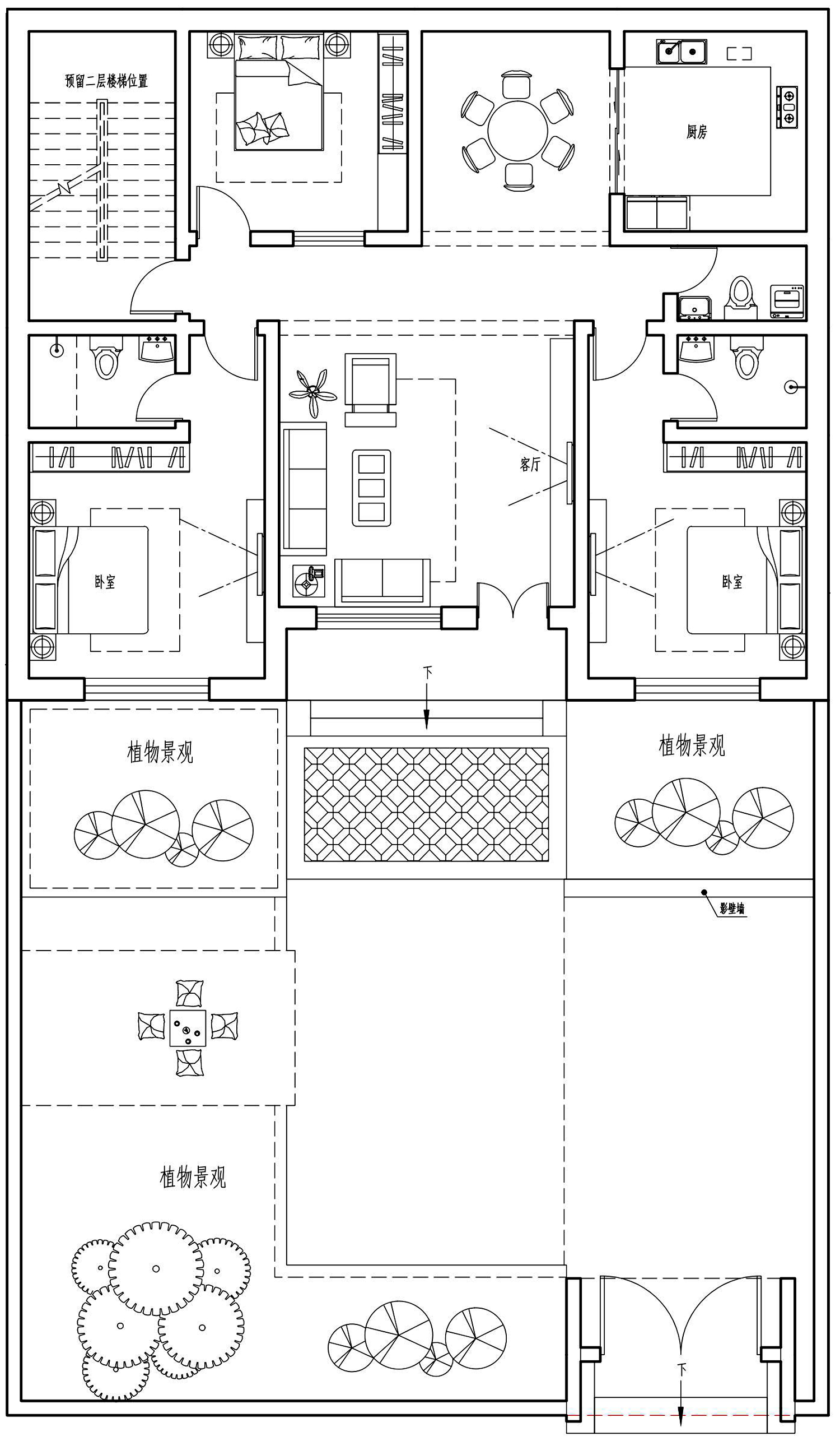 河北保定赵家中式别墅