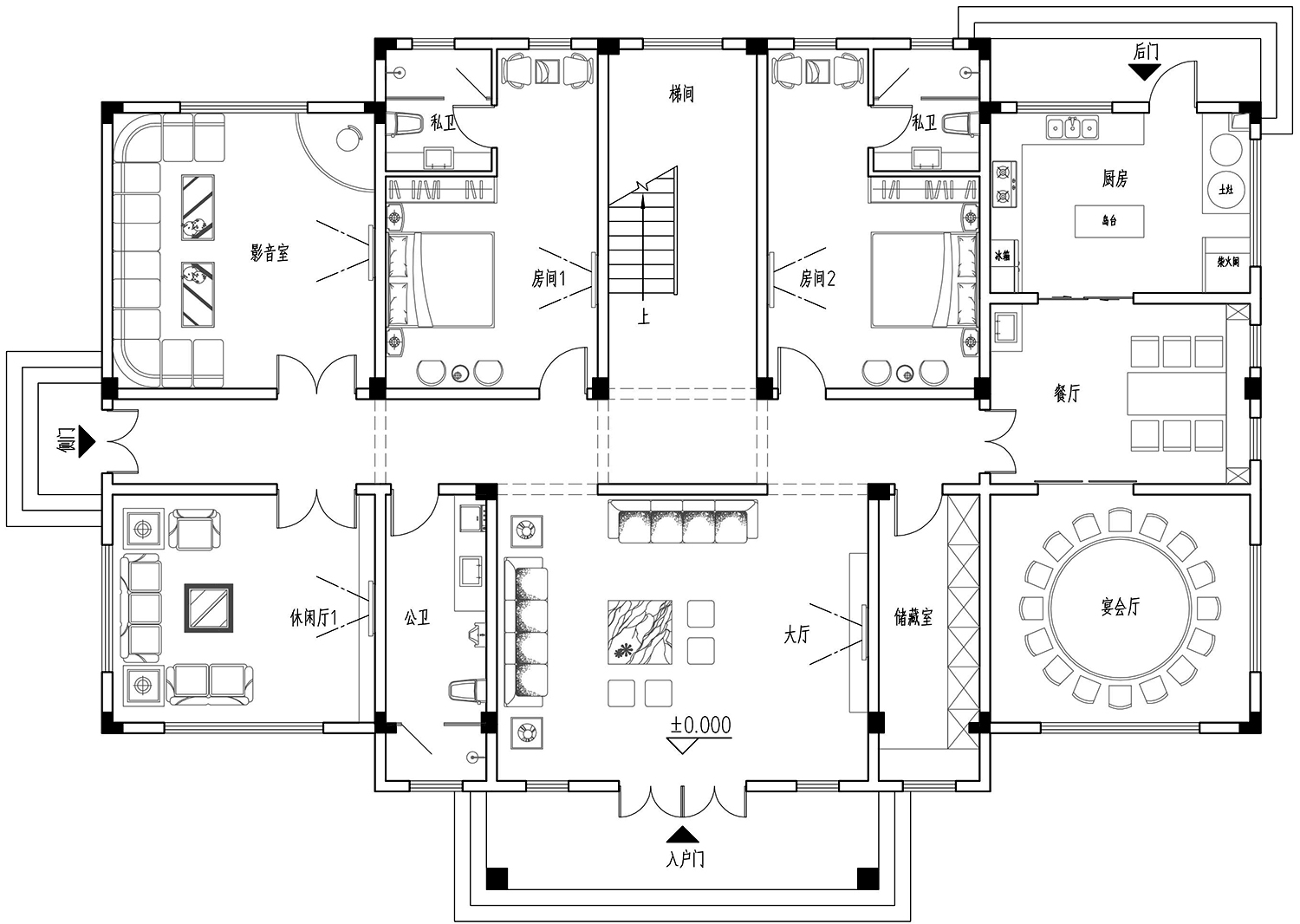 福建宁德吴家中式徽派别墅