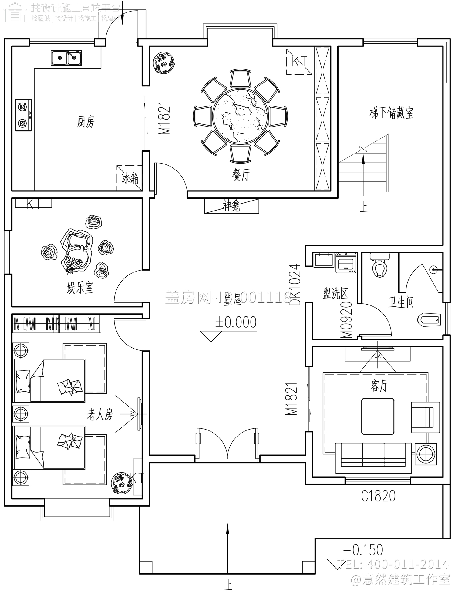 湖南郴州张家欧式别墅图纸