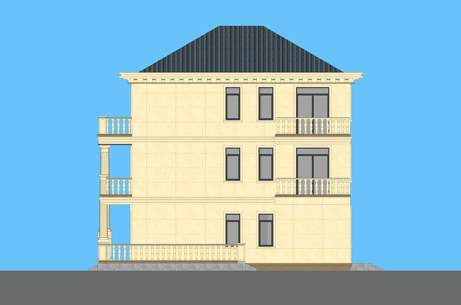 福建三明游家欧式别墅