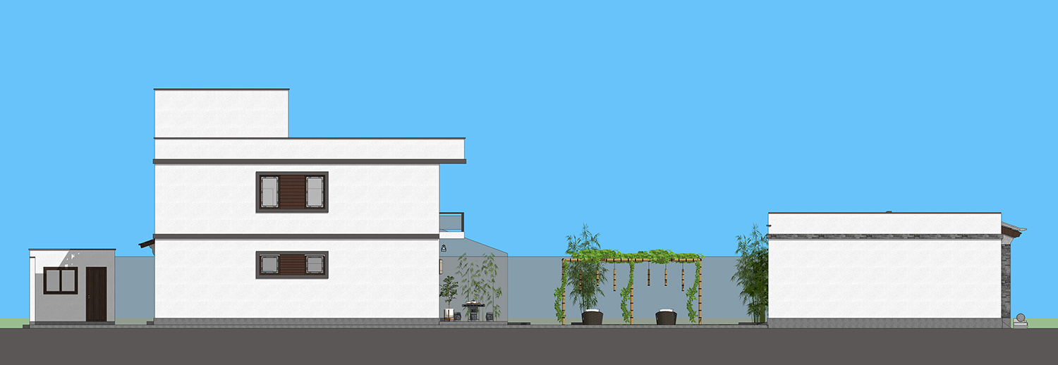 河北张家口盖家新中式宅院