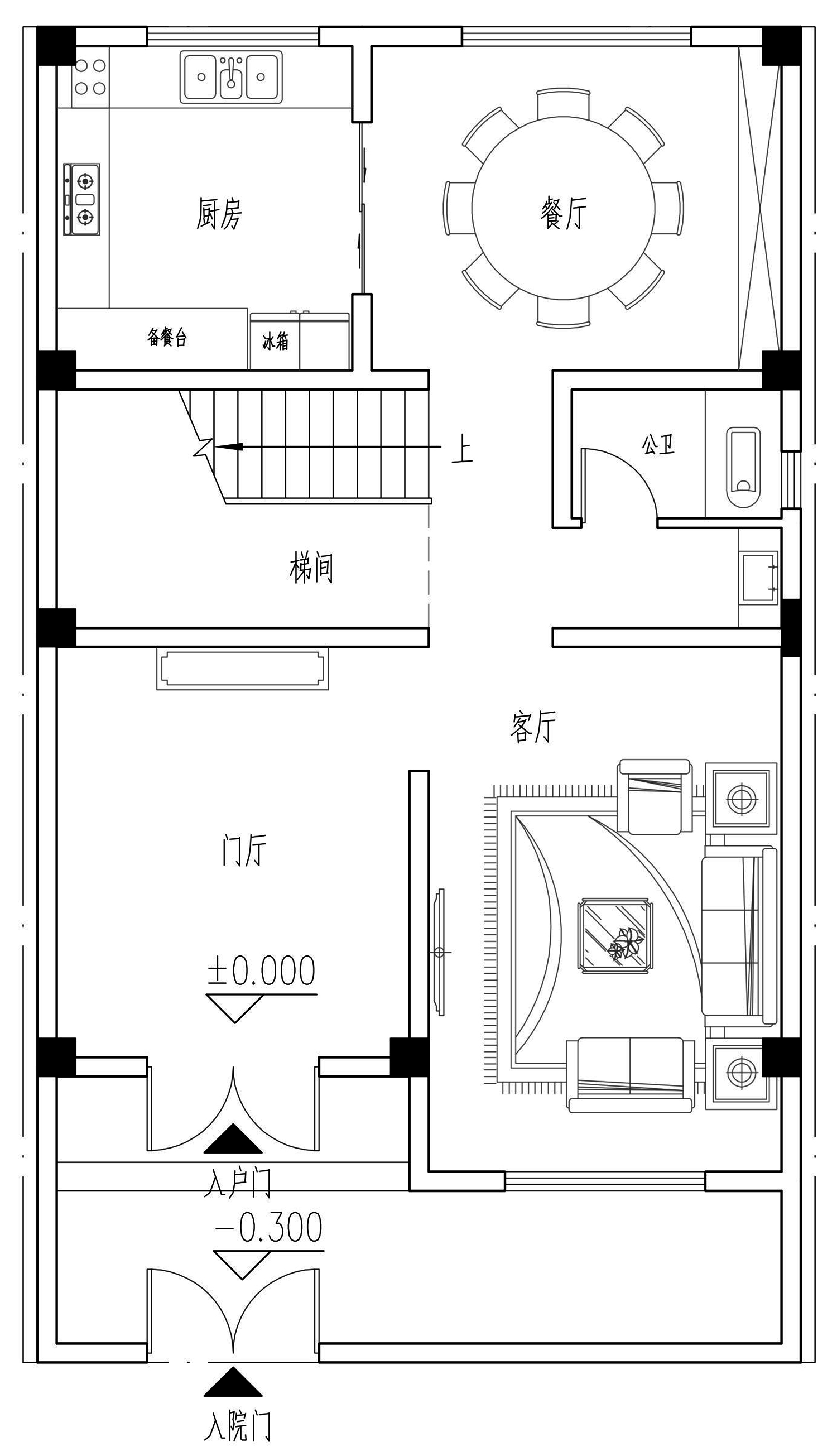 海南临高陈家现代别墅图纸