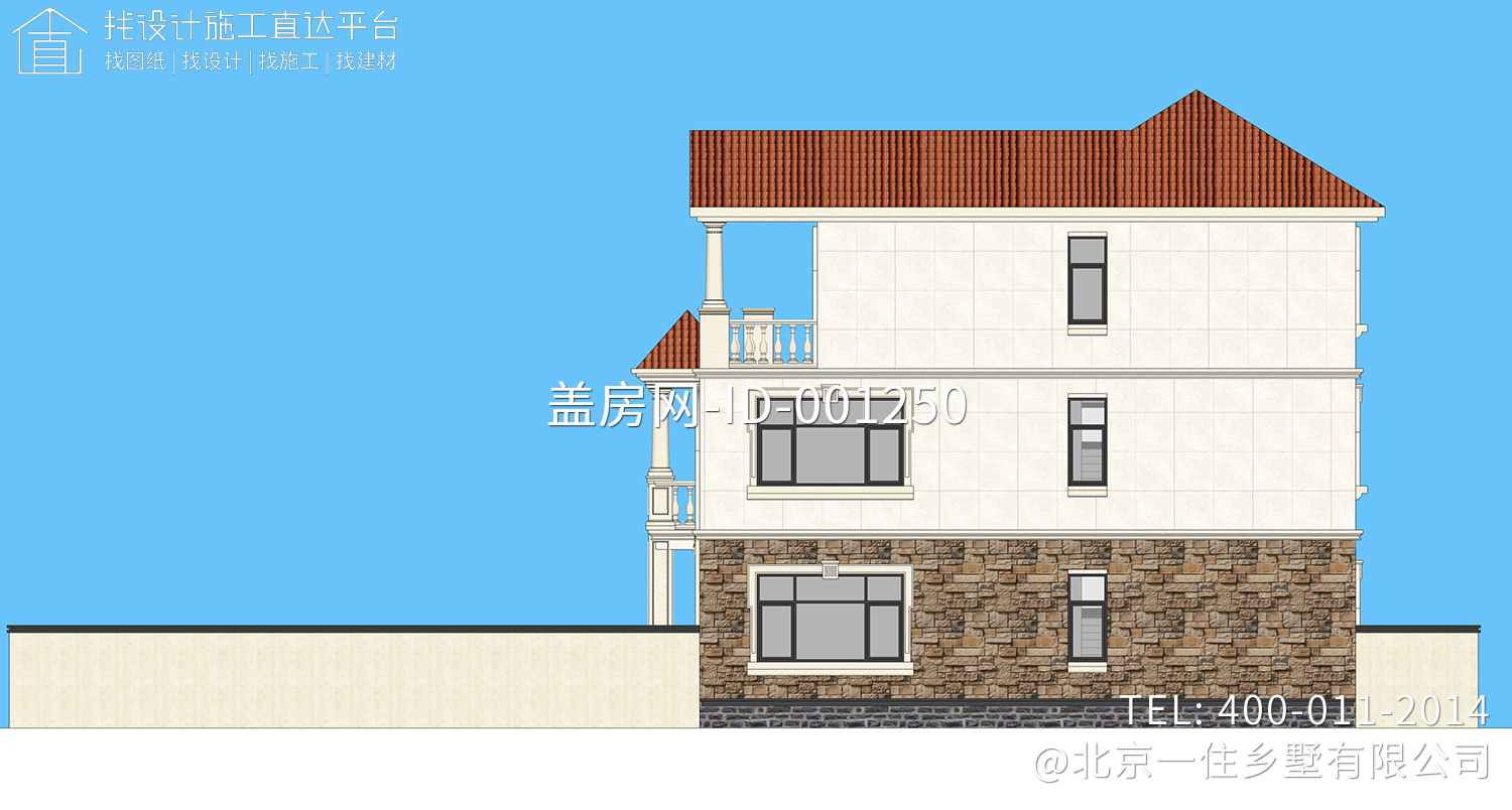 湖北黄冈肖家三层欧式别墅