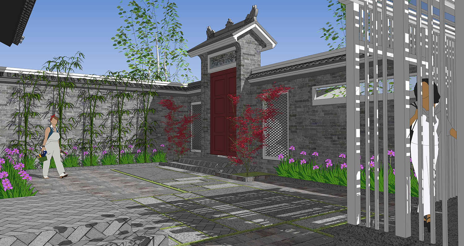 北京通州杨家新中式宅院