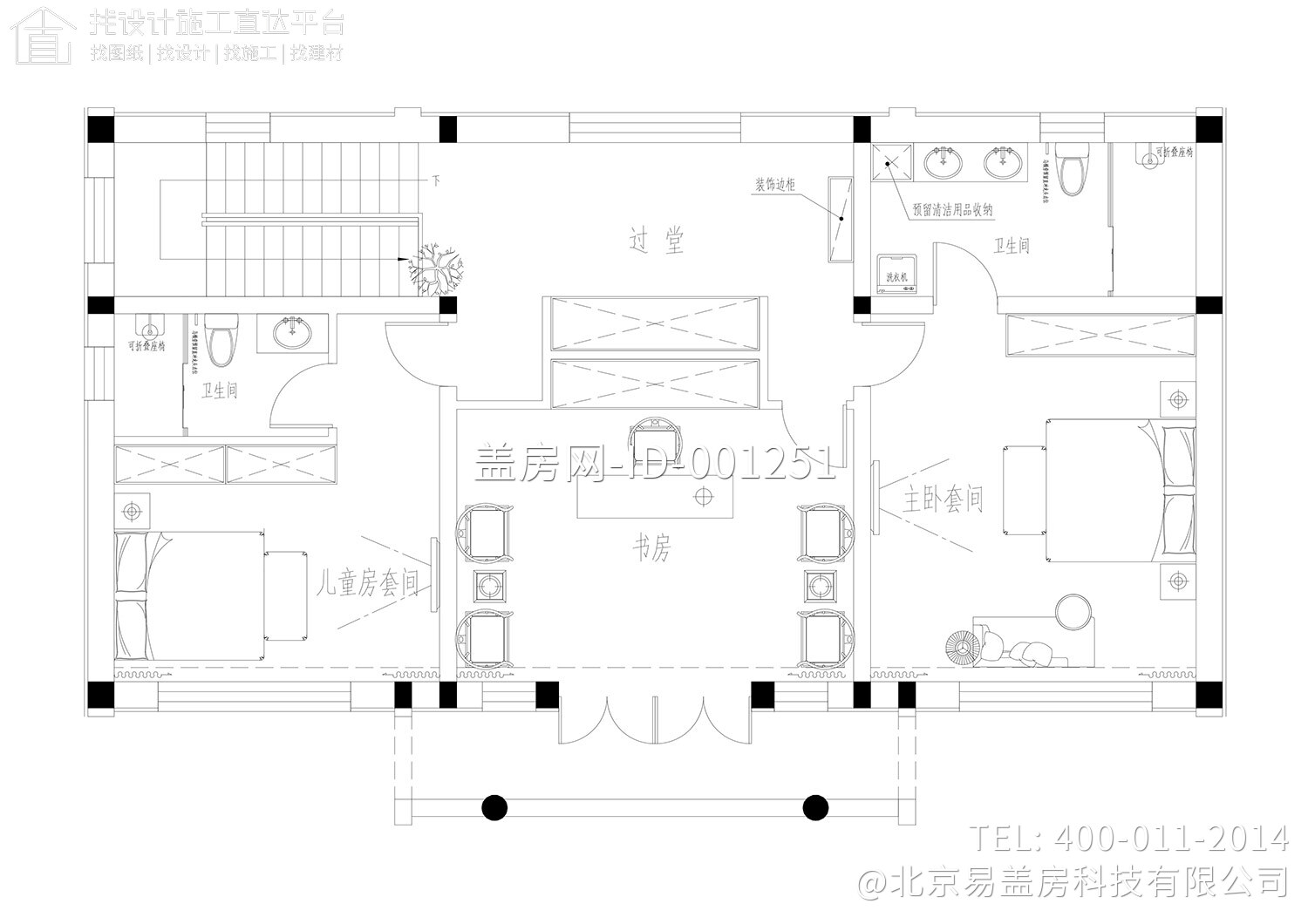 北京平谷王家中式别墅设计图纸