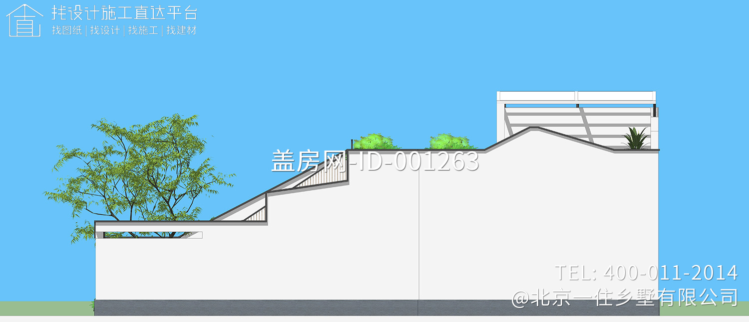 北京房山李家现代别墅图纸