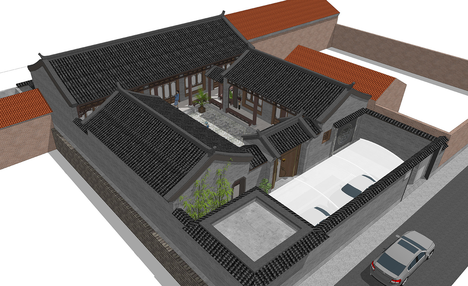 河北廊坊郭家三合院