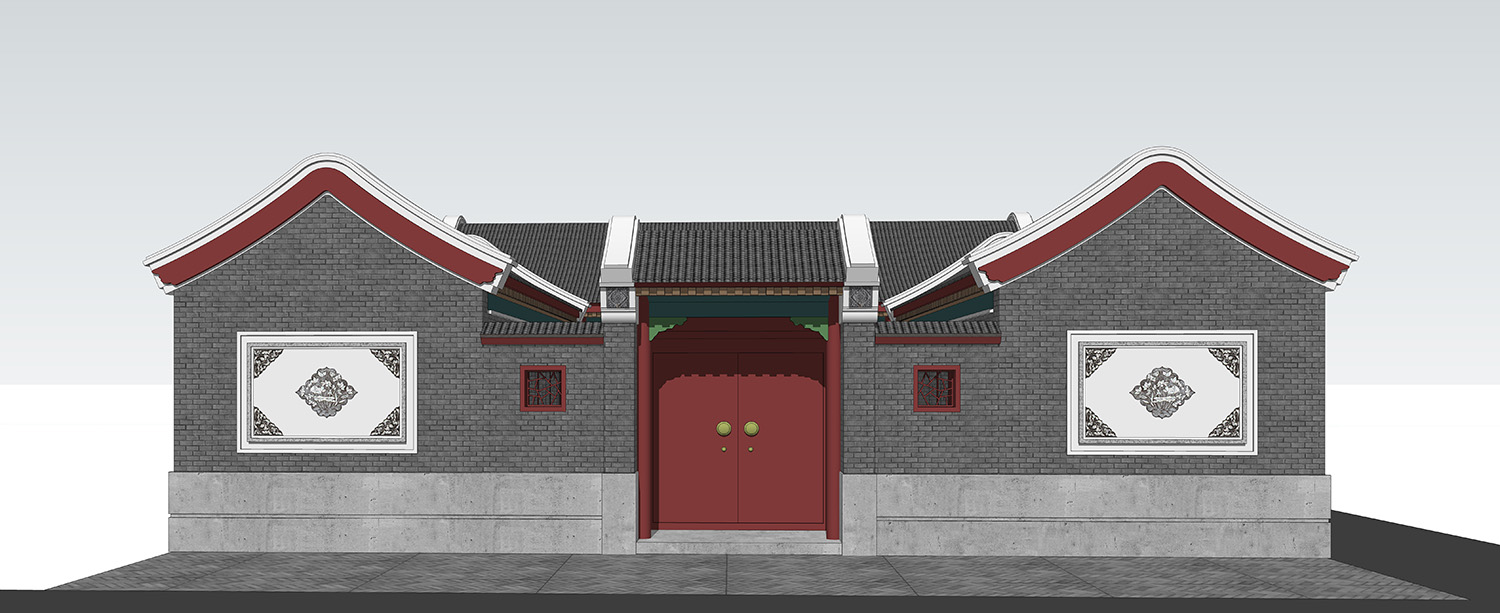 河北廊坊张家三合院