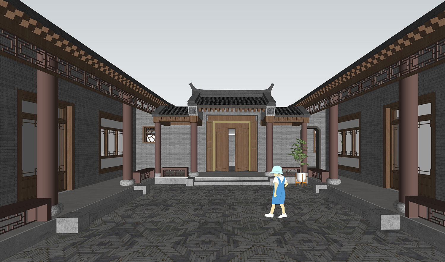 河北廊坊郭家三合院