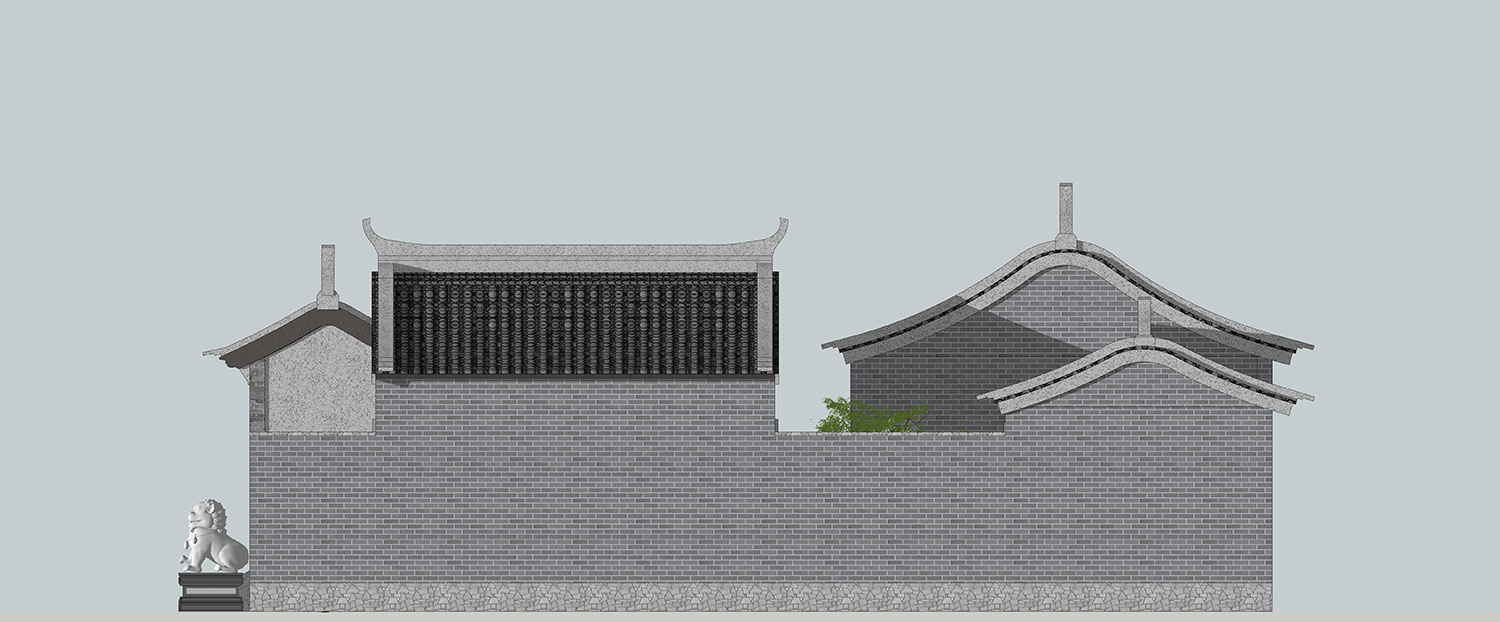 湖北襄阳李家三合院