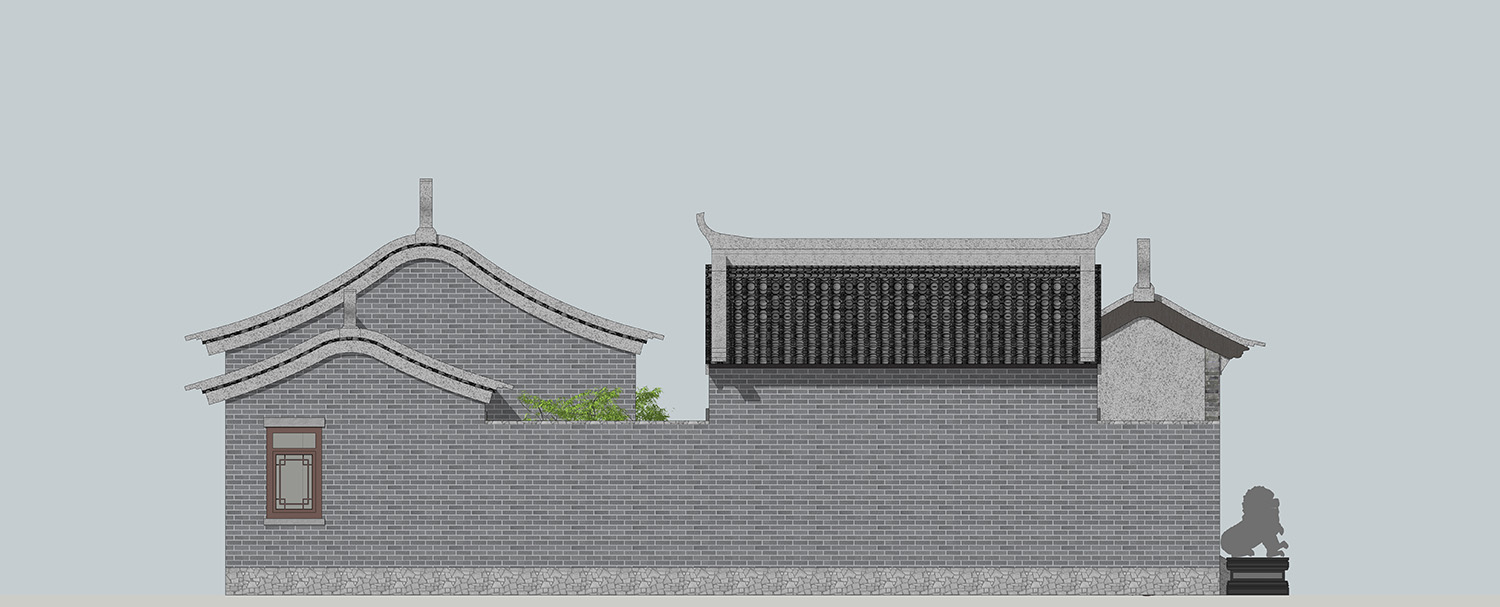 湖北襄阳李家三合院