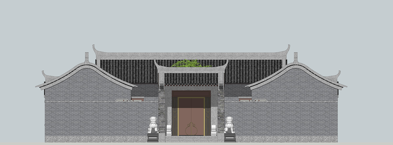 湖北襄阳李家三合院