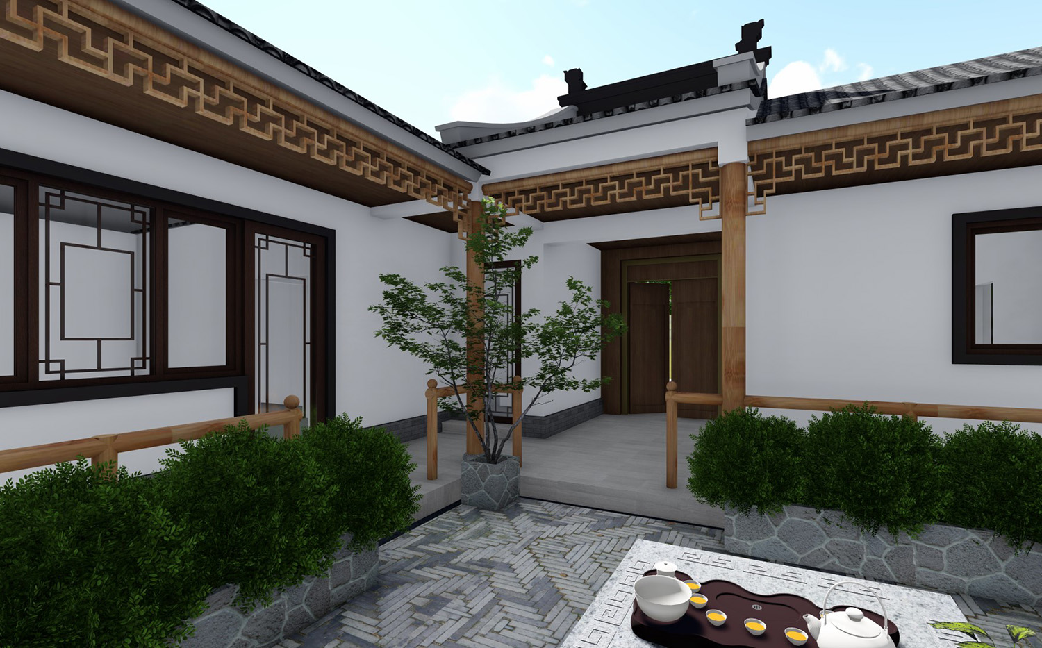 河北廊坊王家古典四合院