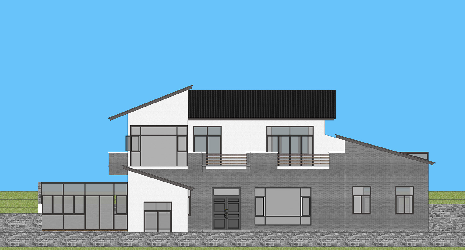福建漳州黄家新中式别墅