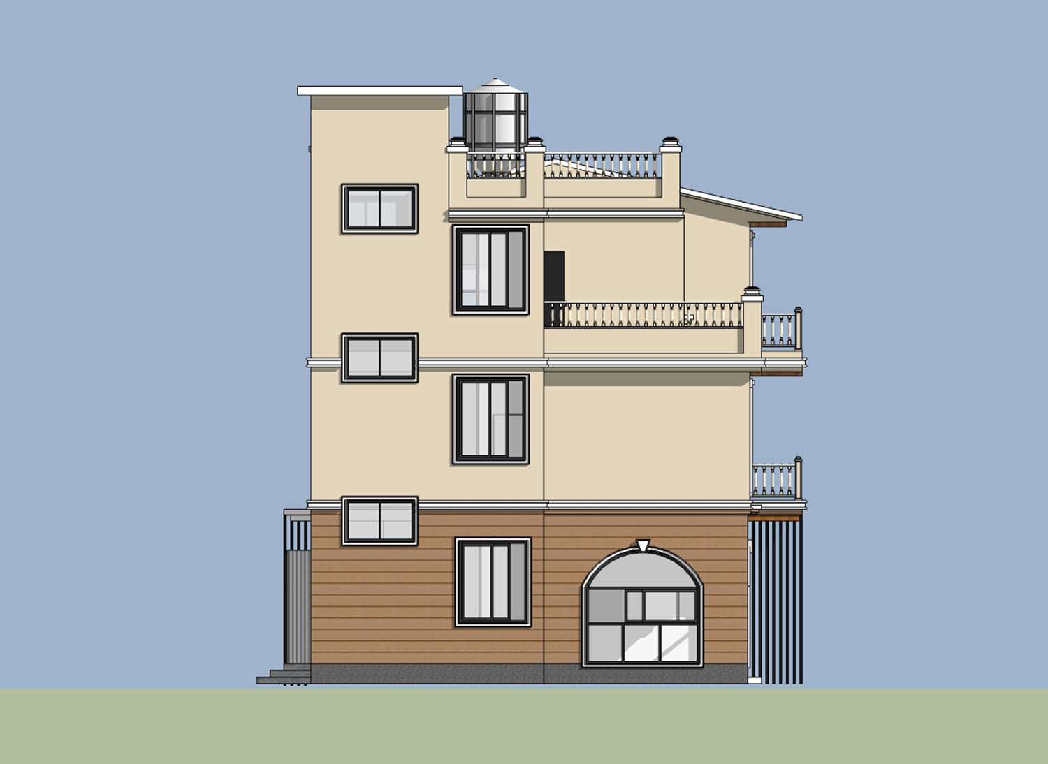 四川宜宾代家欧式别墅