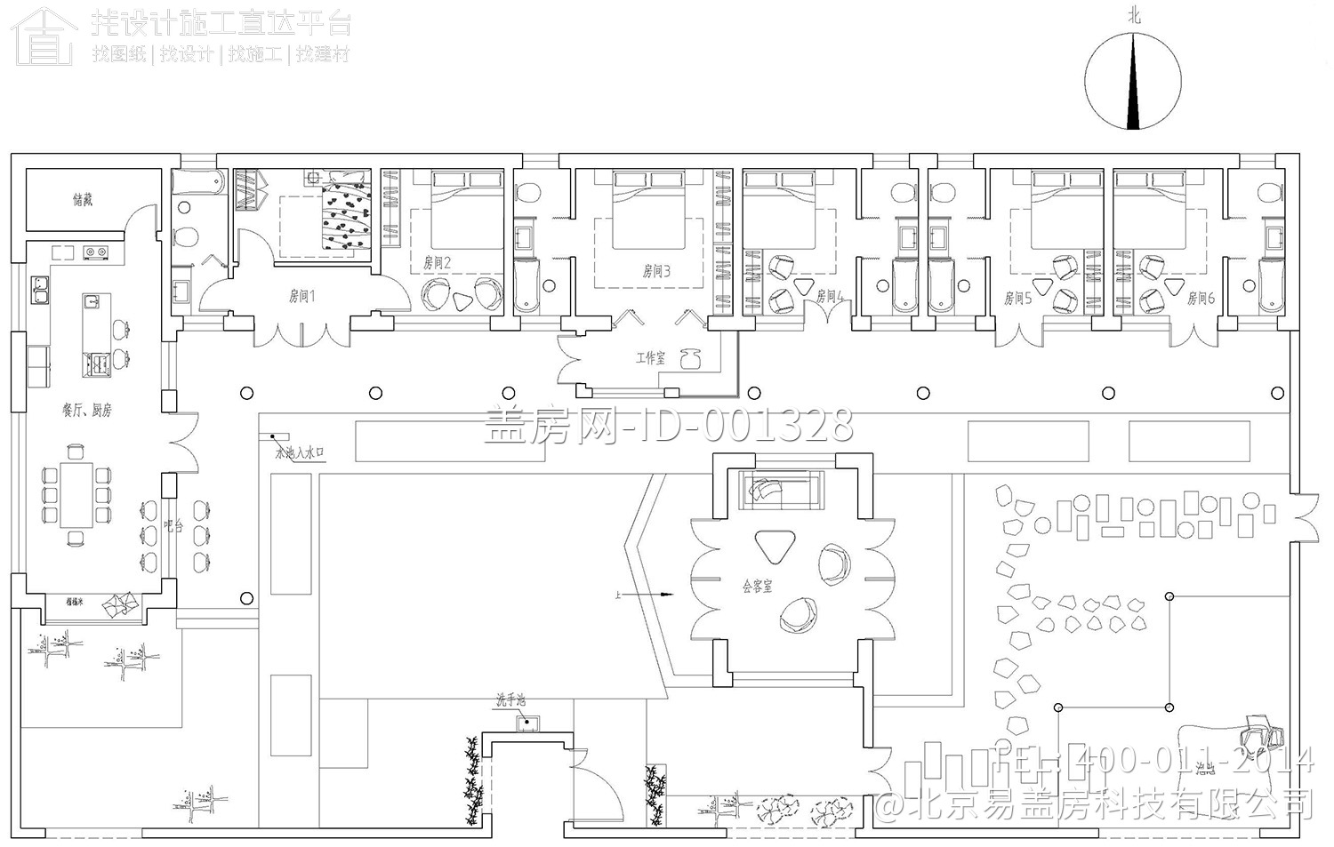 北京延庆张家新中式别墅