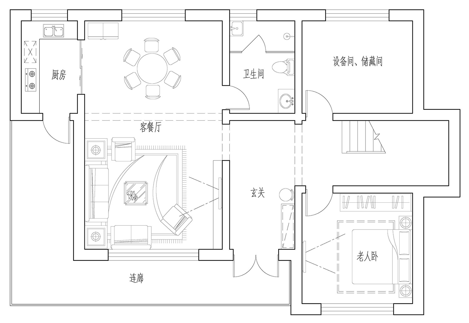 北京顺义张家二层欧式别墅