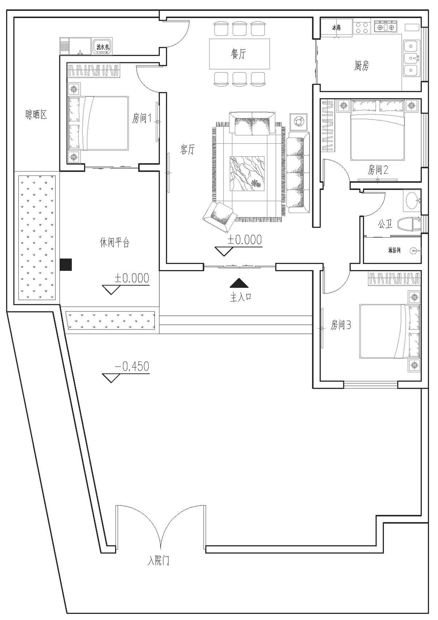 四川资阳张家现代别墅