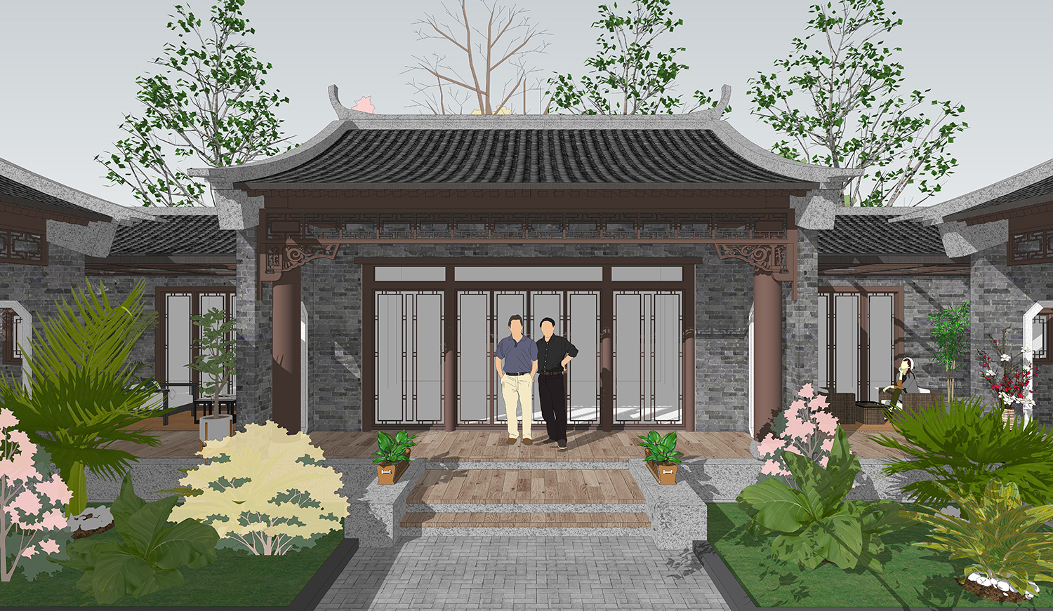 四川南充范家四合院