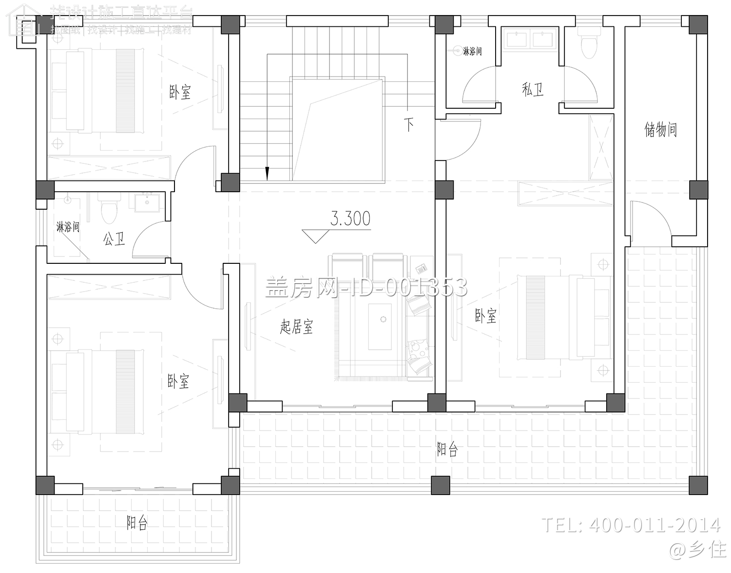 四川南充汪家新中式别墅